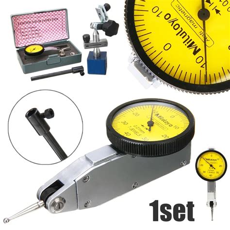 Set Dial Test Indicator Gauge Scale Pcs Dovetail Clamps Molded