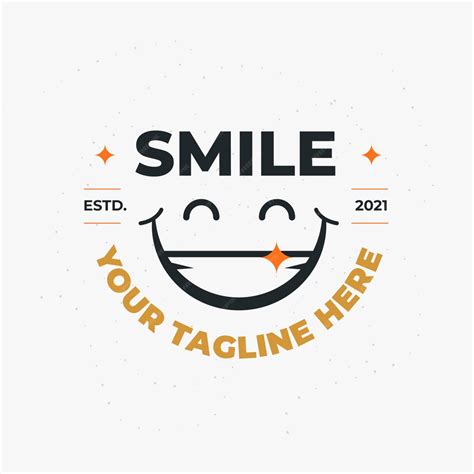 Premium Vector Flat Design Smile Logo Template