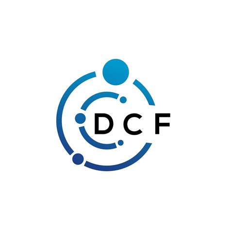 DCF letter logo design on white background. DCF creative initials letter logo concept. DCF ...