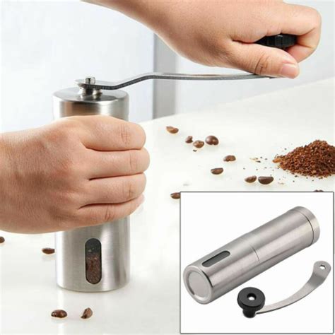 Home Portable Stainless Steel Manual Coffee Grinder With Ceramic Burr