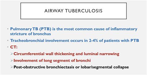 Dr Khaled Ahmed Abuzeid On Twitter Tuberculous Bronchostenosis May