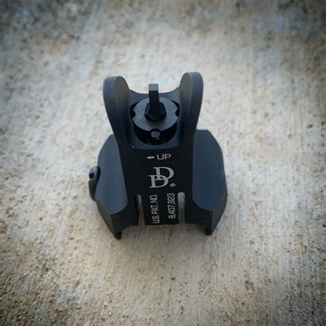 daniel defense front sight fixed rail mounted black