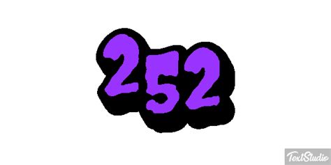 252 Number Animated  Logo Designs