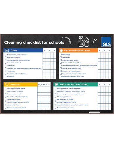 Daily Classroom Cleaning Checklist Fill Online Printable Fillable Nbkomputer