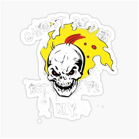 Ghost Rider Sticker For Sale By Ghostrider12v Redbubble