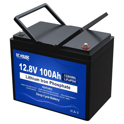 12v 100ah Deep Cycle Lifepo4 Lithium Battery Dc House