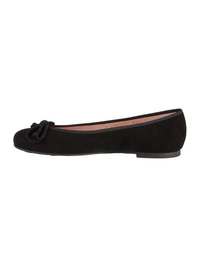 Pretty Ballerinas Ballerinas Aus Veloursleder Black Online Kaufen