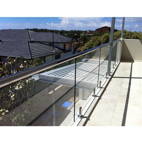 Balustrade Garden Fencing Aluminum U Channel Glass Railing Glass