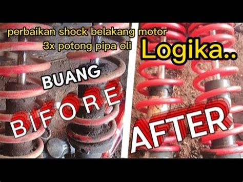 Cara Memperbaiki Shock Belakang Motor Bocor Yg Benar Servis Shock