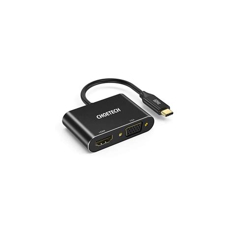 Choetech 2 In 1 USB C To HDMI VGA Adapter Compu Jordan