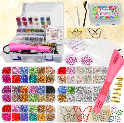 Aplicador Hotfix Rhinestone Kit De Herramienta Aplicadora De Diamantes