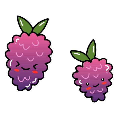 Dise O Png Y Svg De Bayas Frutas Kawaii Para Camisetas