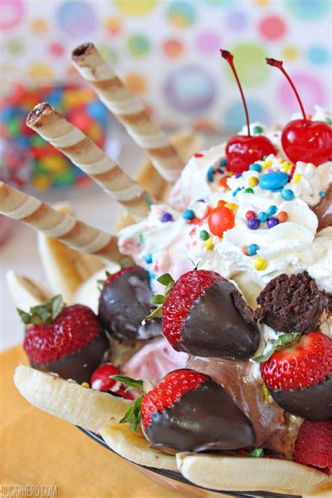 The Ultimate Banana Split SugarHero