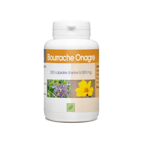 Bourrache Onagre 500 Mg X 200 Capsules Marines Vitanat