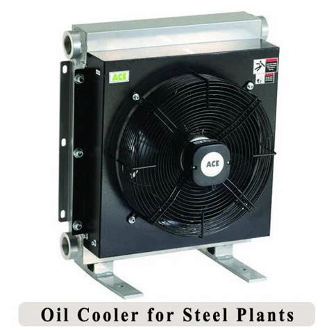 20 Bar Aluminium Air Cooled Oil Cooler For Steel Plants 230 415 Vac