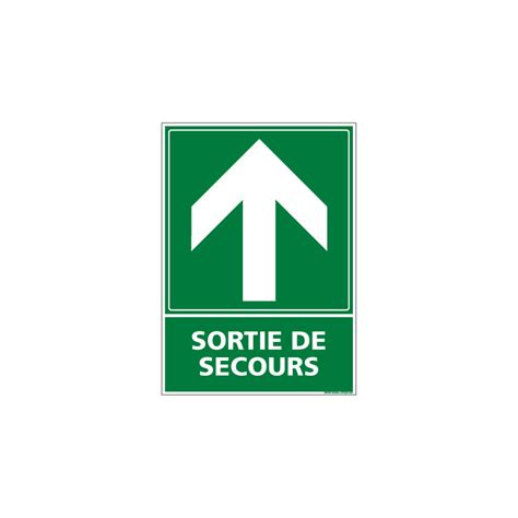 Panneau Evacuation Sortie De Secours Haut B