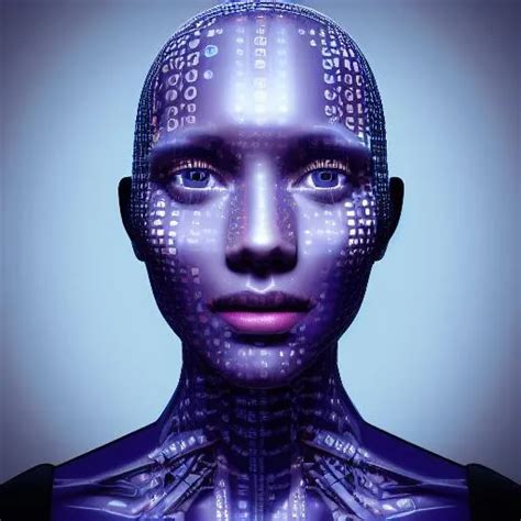 Artificial Intelligence In Human Form Extreme Detai