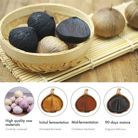 Mizzuco Black Garlic 290g Organic Whole Black Garlic Natural Fermented