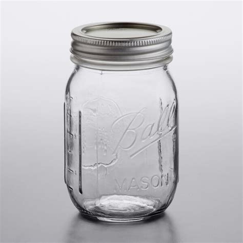 Ball Mason Jars 16 Oz 12 Case WebstaurantStore