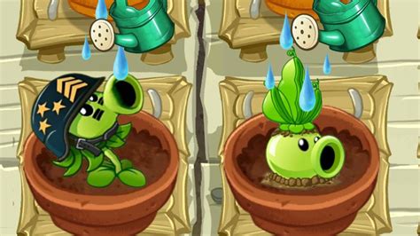 All Animation Pea Plants Mega Gatling Pea In Zen Garden Plants Vs