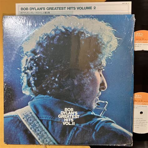 未使用に近い10H 美盤 2LP シュリンク付き ボブディラングレーテストヒット第II集 Bob Dylan s Greatest