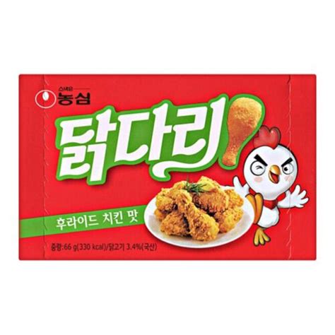 Nongshim Drumstick Fried Chicken Flavor Snack 66g Korea Shopee