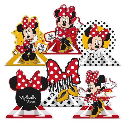 Personagem Enfeite De Mesa Decora O Minnie Mouse Regina Festas