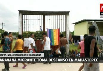 Caravana Migrante Seguir Descansando En Mapastepec Chiapas Grupo