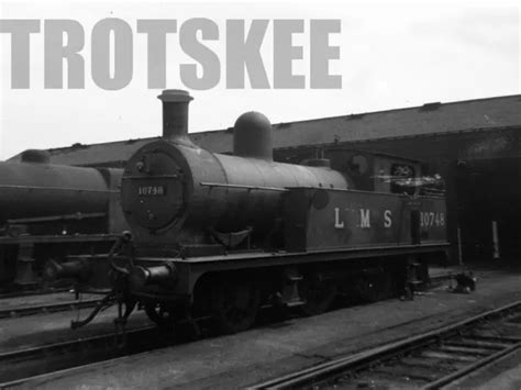 NEGATIVE LMS LONDON Midland Scottish Railway Steam Loco 10748 Wakefield