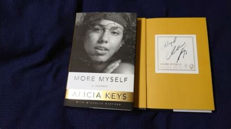 New Alicia Keys More Myself A Journey Signed Book 11 Hc Dj Grammy