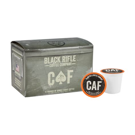 BLACK RIFLE COFFEE CAF Single Serve K-cups 12ct Medium Roast Coffee | KYGUNCO