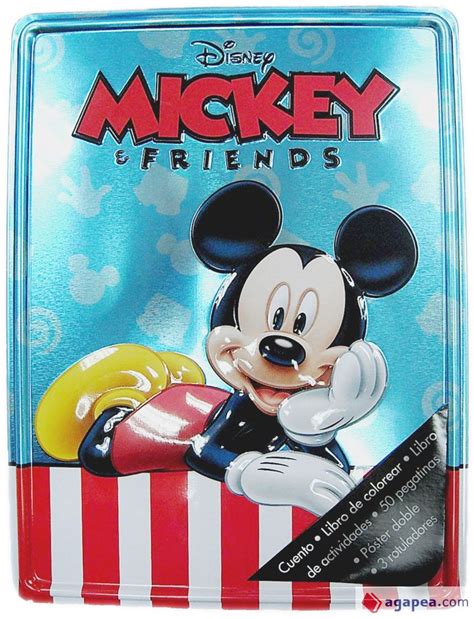 MICKEY Y SUS AMIGOS CAJA METALICA WALT DISNEY PRODUCTIONS