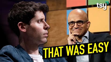 Why Openai Really Fired Sam Altman And Who Really Wins Youtube