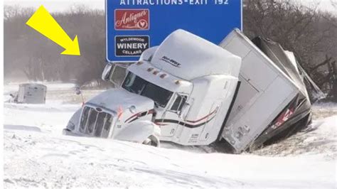 Best Of Truck Tractor Stuck In Snow Rescuing Compilation