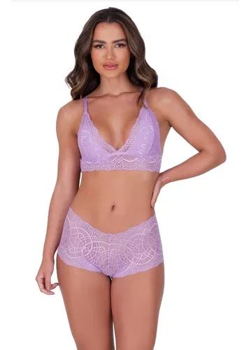 Conjunto Lingerie Calcinha E Suti Renda Sexy Cale On Mercadolivre