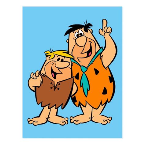 Barney Rubble And Fred Flintstone Postcard Zazzle Fred Flintstone Flintstones Classic