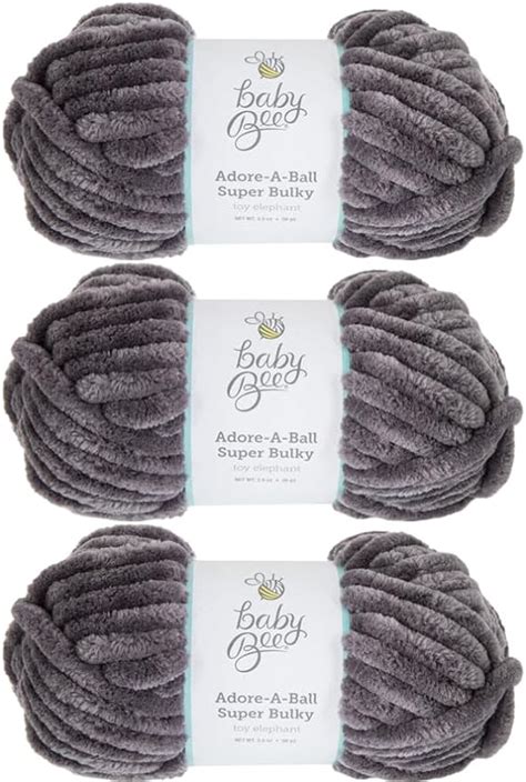 Amazon Baby Bee Super Bulky Yarn For Crocheting Knitting Soft