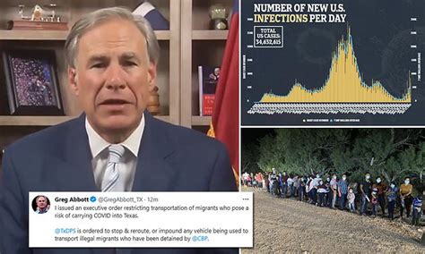 Texas Governor Abbott Bans Ground Transportation Of Migrants To Stop