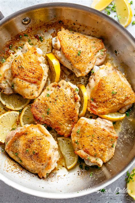 Baked Lemon Chicken Thighs Recipe