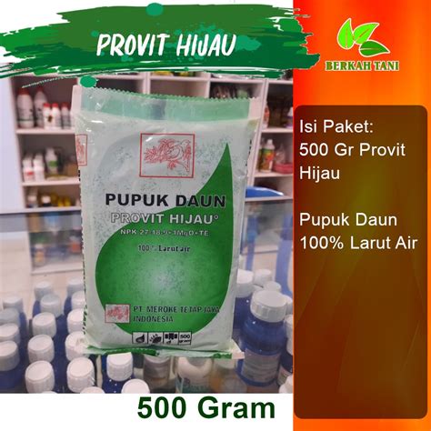 Jual Pupuk Meroke Provit Hijau Gram Shopee Indonesia