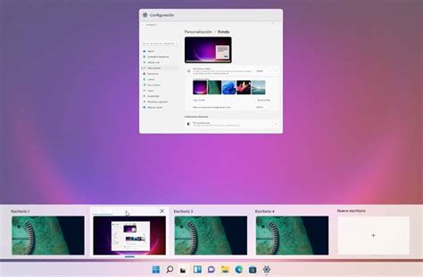 Cómo cambiar de escritorio en Windows 11