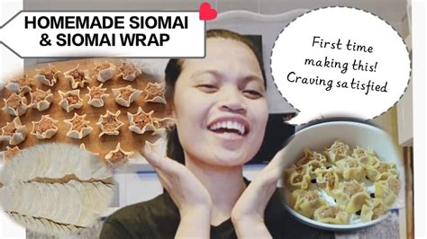 How To Make Siomai Wrap And Making Homemade Siomai 😋 Youtube