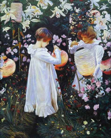 John Singer Sargent Carnation Lily Lily Rose Etsy