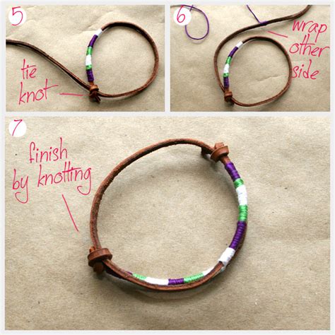 DIY Leather Friendship Bracelets