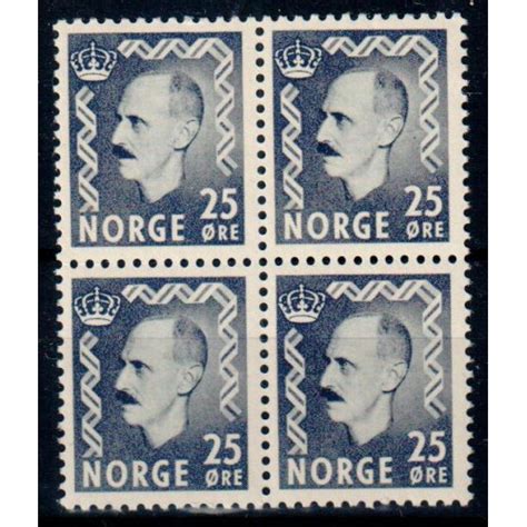 Postfriske Frimerker Norge NK 394 4 Blokk