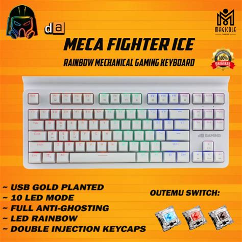 Jual Digital Alliance GAMING KEYBOARD MECA FIGHTER ICE TKL Shopee