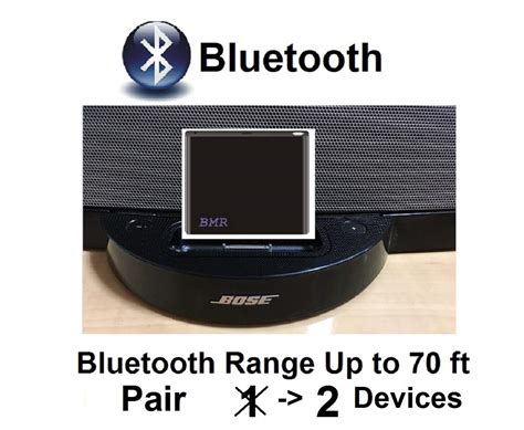 Bmr A2dp 4 1 Bluetooth Music Receiver Adapter For Bose Sounddock 30 Pin Docking Station Iphone