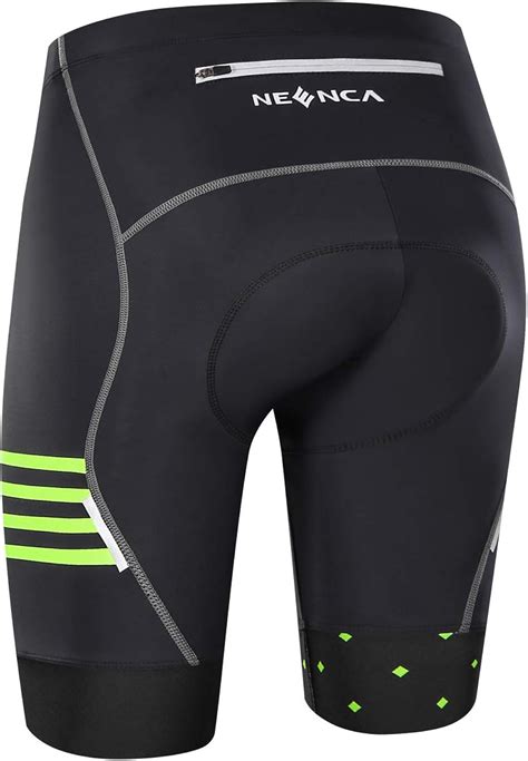 NEENCA Pantalones Cortos De Ciclismo Para Hombre Con Esponja 4D