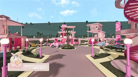 Bloxburg Barbie Dream House Tour Layout And Decals Youtube