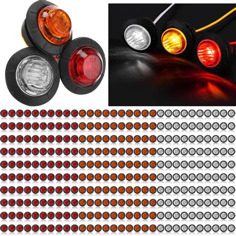 Amazon Baquler 300 Pcs 3 4 Inch LED Side Marker Lights Front Rear